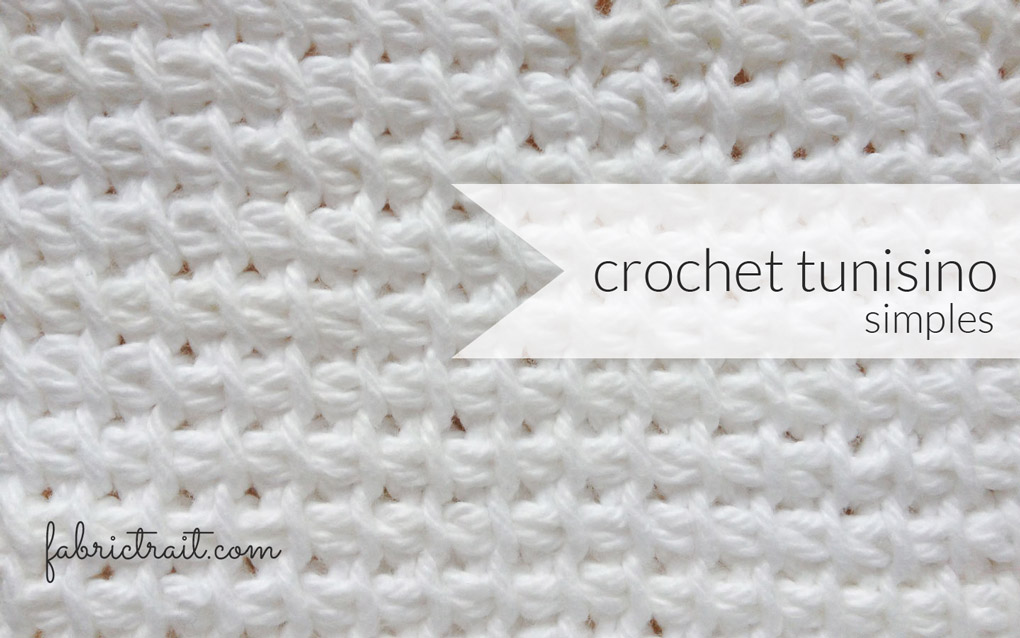 Pontos de Crochet – Crochet Tunisino Simples