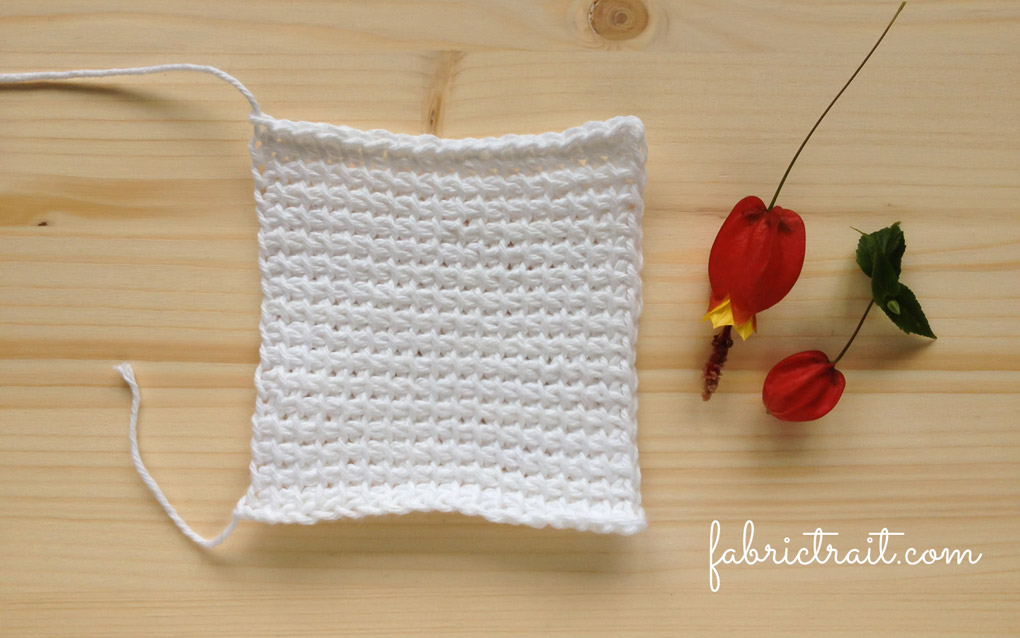 Pontos de Crochet - Crochet Tunisino Simples 8 | crochet tunisino