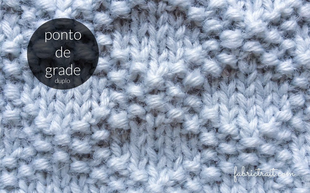 Pontos de Tricot – Ponto de Grade